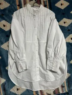 シャツ レディース プリーツデザイン