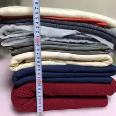 【12/16までの処分価格】ニット生地(訳アリ含む)　レッド系、グレー他