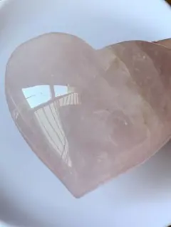 ◆11/26迄の出品◆ 【天然石】ハート型タンブル　★ローズクォーツ★