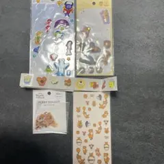 モンスターズ・インク＆くまのプーさん ディズニー　シールセット　ドロップシール