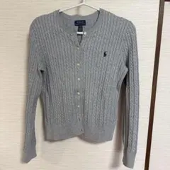 POLO RALPH LAUREN グレー カーディガン XL