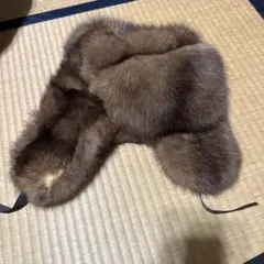 ロシアンセーブル　毛皮ロシアン帽子