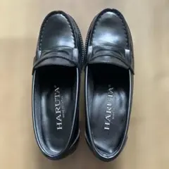 HARUTA ブラック ローファー