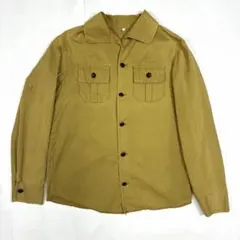 80s 90s ユーロ ワークシャツジャケット ユーティリティシャツ M