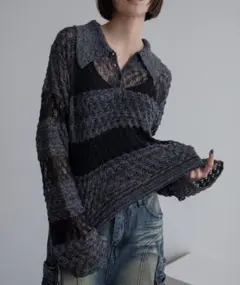 VACANCY ポロ衿プルオーバー　新品