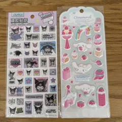 サンリオ クロミ シナモンロール ぷっくりシール タイル風シール 海外正規品