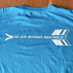 稀少 半袖 大田原マラソン 2012 Tシャツ M ミズノ スカイブルー