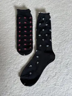 柄ソックス　2つセット
