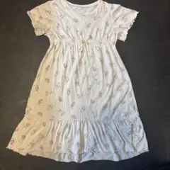 GU キッズ 半袖ワンピース 120cm いちご さくらんぼ柄
