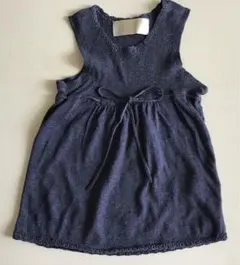 Baby FITH ニットワンピース ネイビーのサムネイル