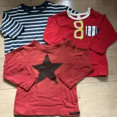 ロンＴ 3枚セット ベビー キッズ 80〜90cm 無印良品 BREEZE