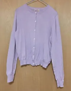 Mao made 薄紫 長袖カーディガン