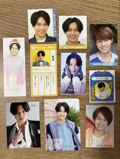 松田元太　デタカ、厚紙、切り抜きセット