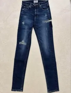 【美品‼️】ジェイダSIDE RIPPEDミドルウエストダメージスキニーパンツ
