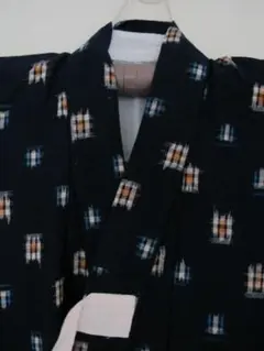 ウール着物　羽織　セットアップ　男の子　男児　昭和レトロ