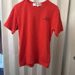 PLAY COMME des GARÇONS ダブルハート 半袖Tシャツ