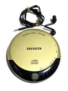 希少 ！新品未使用 Aiwa ポータブルCDプレーヤー XP-A20 ゴールド aiwa XP-A20 ポータブルCDプレーヤー - メルカリ