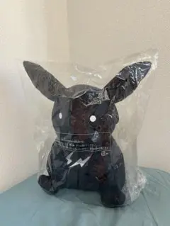 ピカチュウ(Pikachu)　ぬいぐるみ　黒(black)　Ｌサイズ