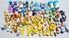 ポケモンキッズ 他 指人形 フィギュア レトロ まとめ売り約140体