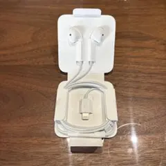 未使用【Apple】Lightning有線イヤフォン