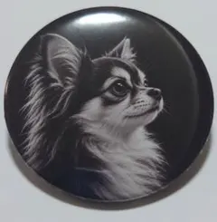 【まとめ買い可能】チワワのフォトデザイン58mm 円形缶バッジ1個