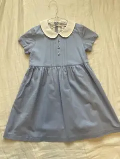 現行品　ミキハウス　美品　水色 半袖 ワンピース 110 すずらんのサムネイル