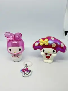 サンリオ 【マイメロディ】（ランプ、フィギュア、めじるしアクセサリー）