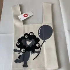 あべのハルカス限定 黒ミャクミャク ニット トート エコバッグ 万博