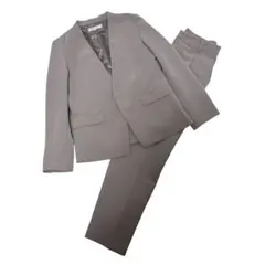 ROPE PICNIC ロペピクニック ノーカラージャケットスーツ ベージュ