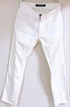 BACK NUMBER ホワイトデニムパンツ レディース Sサイズのサムネイル