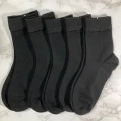 ❣️新品未使用❣️スクールソックス5足組 19-21cm 黒 子供 キッズ 通園通学