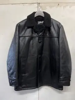 Rare Schott レザーカーコート ブラック ジャケット schott（ショット）の「SCHOTT/別注 LEATHER CAR COAT（ライダース
