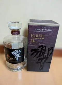 響　21年　空き瓶　箱無し　5本まとめ売り　サントリー　ウイスキー 響21年 空瓶 箱無し 5本セット 響21年箱無し 響