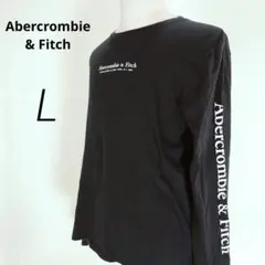 インポート✨Abercrombie&Fitch 長袖Tシャツ黒【L】01-134