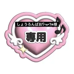 しょうろんぱおʕ•ﻌ•ʔฅ様　専用ページ♡