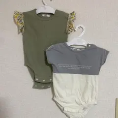 ペアマノン　ベビー服2着セット　70