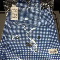 ミッフィー ギンガムチェック バッグ青