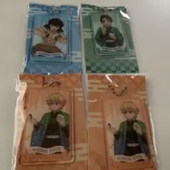 鬼滅の刃キーホルダー４個シールおまけ