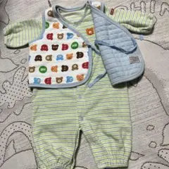 美品☆ミキハウスホットビスケッツ☆ カバーオール　ベストセット