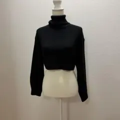 DIVIDED H&M ブラック タートルネック セーター