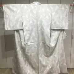 1 正絹白大島併せきもの