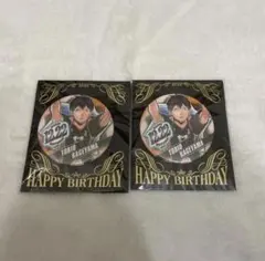ハイキュー 影山飛雄 2020年バースデー缶バッジ 2個セット