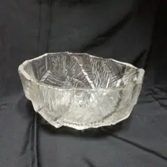 HOYAクリスタル　 透明ガラス 　ボウル　鉢