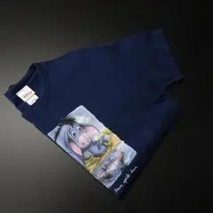 90s USA製 Disney ディズニー 半袖Tシャツ プーさん イーヨー
