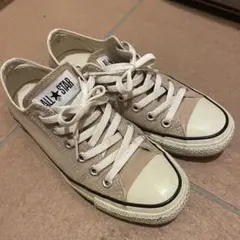 ALL STAR ベージュ ローカット スニーカー