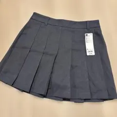 GU プリーツスコート　グレー　新品のサムネイル
