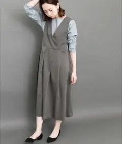 KBF ジャンパースカート グレー