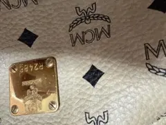 MCM リュック バックパック ベージュ　Lサイズ