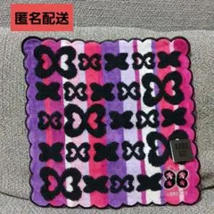 ANNA SUI　アナスイ　蝶々柄　刺繍　ハンドタオル　タオルハンカチ