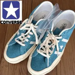 コンバースSTAR＆BARSジャックスタースエード オリジネーター26cm水色 